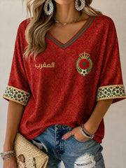 Frauen 2026 Marokko Fußball T-Shirts