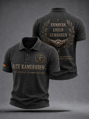 Herren-Grafik-Shirt im traditionellen deutschen Stil