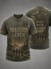 Herren T-Shirt mit deutschem Erbe bedruckt