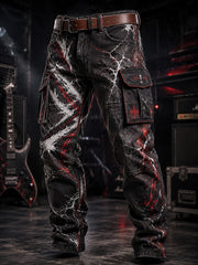Herren-Hose im Punk-Style für Freizeit und Arbeit