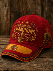 Unisex-Spanien-We-Are-the-Champions-Mütze