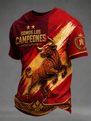 Herren España somos los campe ones kurze Ärmel T-Shirt