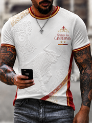 Herren-Shirt mit kurzen Ärmeln: España somos los campeones