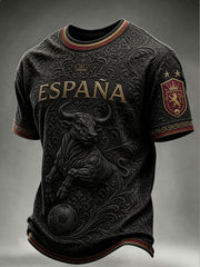 Herren ESPAÑA Champion T-Shirt mit kurzen Ärmeln