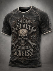 Herren-Ich bin zu alt für diesen Scheiß-Witz-T-Shirt