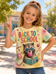 T-Shirt mit kurzen Ärmeln für die Schulanfangszeit