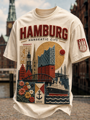 Herren-T-Shirt aus Deutschland mit kurzen Ärmeln in Hamburg