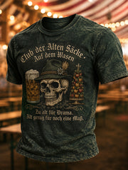 Herren-T-Shirt mit lustigem Slogan zum Cannstatter Volksfest