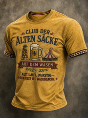Herren-T-Shirt mit lustigem Slogan zum Cannstatter Volksfest
