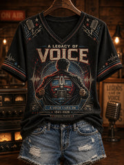 Das Vermächtnis einer Stimme – Peter Cullen – T-Shirt mit kurzen Ärmeln für Damen