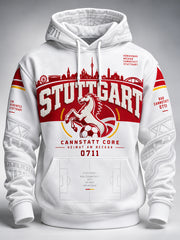 Herren Overs ized Drop-Shooder Hoodie mit Taschen