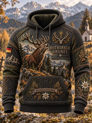 Herren-Kapuzenpullover mit Jagdmotiv für die deutsche Jagdsaison