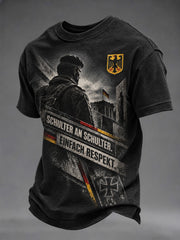 Herren-T-Shirt mit Deutschland-Volkstrauertag-Print