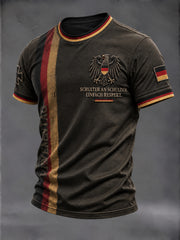 Herren-T-Shirt mit kurzen Ärmeln zum Volkstrauertag