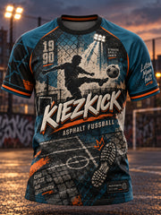 Herren Bolzplatzkultur Kurzarm-T-Shirt