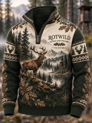 Herren-Sweatshirt mit Stehkragen für die deutsche Jagdsaison