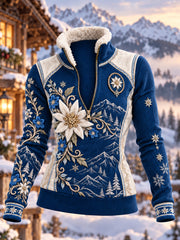 Damen-Fleece-Kapuzenpullover aus Bavaria-Composite-Material