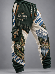 Herren-Freizeithose mit Bayern-Print