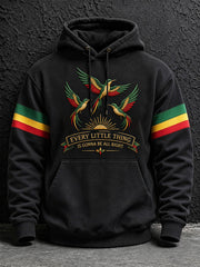 Herren-Kapuzenpullover „Every Little Thing Is Gonna Be All Right“