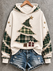 Weiblicher Weihnachts-Santa-Claus-Kunst-Hoodie