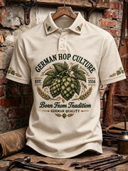 Herren-Poloshirt mit Spirit-Kultur-Design