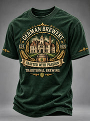 Herren-T-Shirt mit Kurzärmeln und Spirit-Kultur-Design