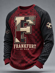 Herren-Eintracht-Frankfurt-Waffelpiqué-Langarm-T-Shirt