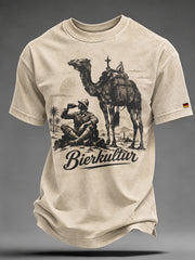 Herren-T-Shirt mit Kurzärmeln und Spirit-Kultur-Design