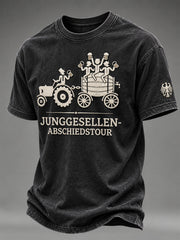 Herren-T-Shirt mit Kurzärmeln und Spirit-Kultur-Design