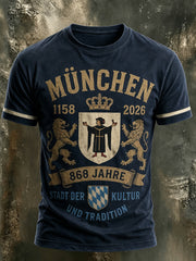 Herren-Freizeit-T-Shirt mit Bayern München-Print