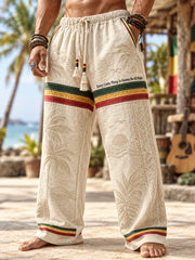 Herrenhose aus Baumwolle und Hanf im Reggae-Stil