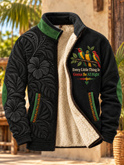 Herren Reggae Culture Composite Fleece Jacke