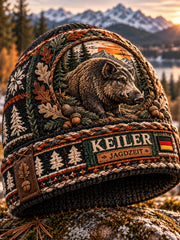 Unisex-Hut mit deutschem Jagdsaison-Print