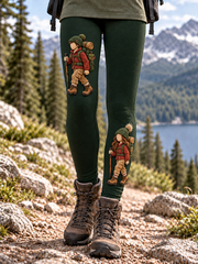 Bedruckte Wanderhose für Damen