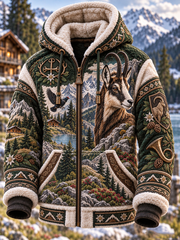 Herren-Flanelljacke im Jagdstil