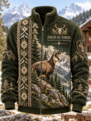 Herren-Flanelljacke im Jagdstil