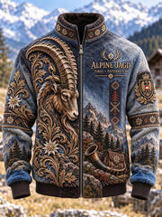Herren-Flanelljacke im Jagdstil